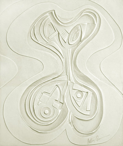 Odalisque (Sand), Vellum Relief, 1987