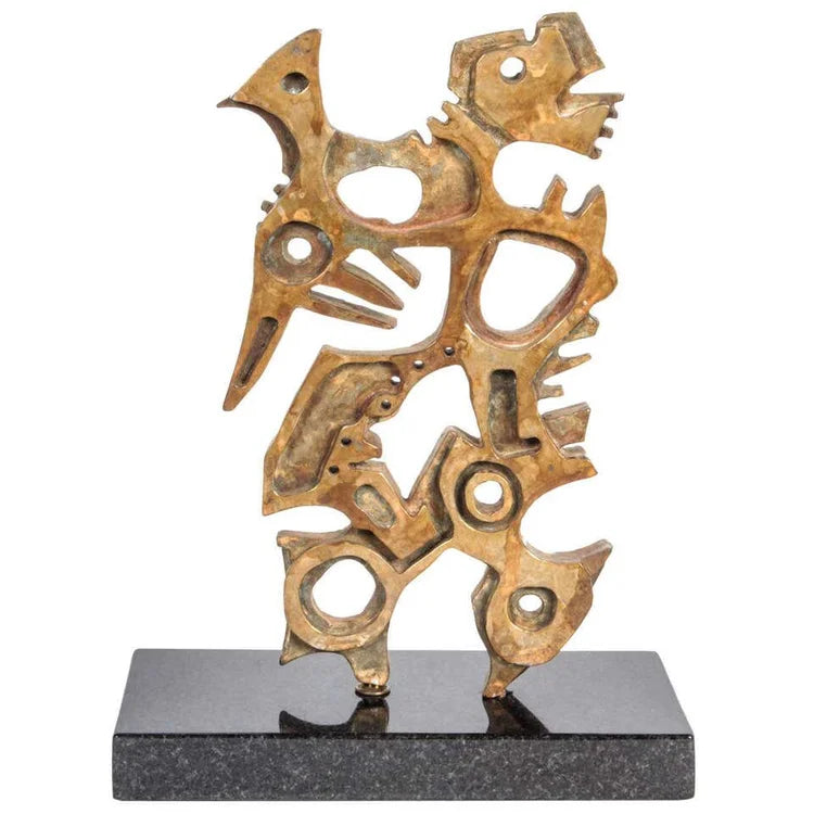 Bird Yearning to Fly, 1990, Bronze with patina, 9 1/4 x 4 1/2 in. (23.5 x 11.4 cm) (AQ2004.90.4)