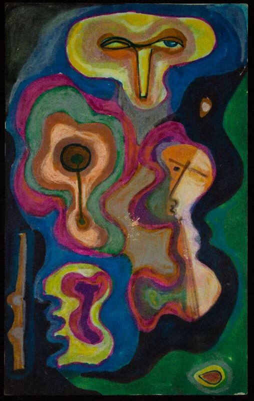 The Sacred Hoop, Pen and Ink on Paper 8 x 5 in (20.3 x 12.7 cm) AQ2011.002.135