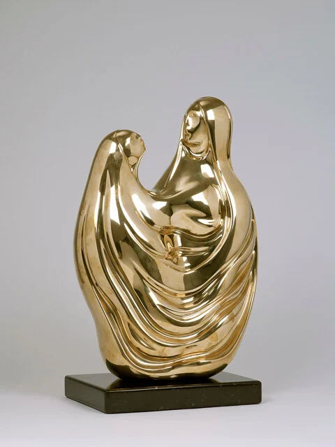 Pieta, 1986, polished bronze, 20 x 13 in (50.8 x 33 cm) (AQ2012.017.2)