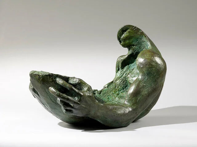 Destroyed But Not Defeated, 1982, bronze with green patina, each piece unique, 20 x 36 x 20 in (50.8 x 91.4 x 50.8 cm) (AQ2012.017.3)