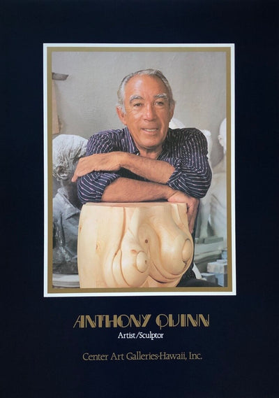 Anthony Quinn in Studio, Exhibition Poster, 1985