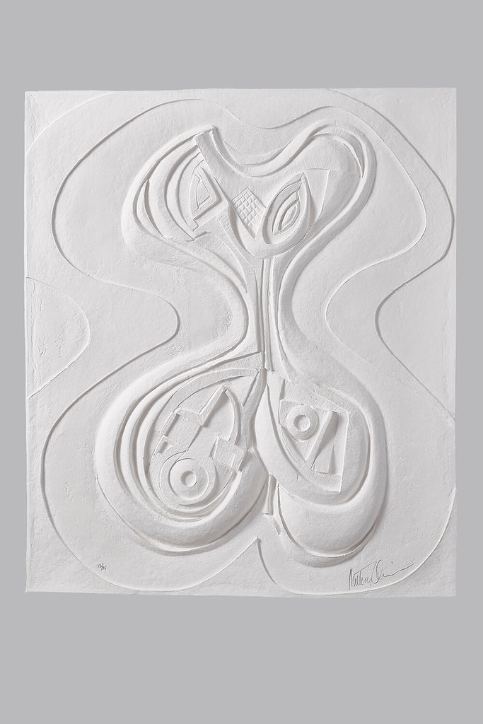Odalisque (White), Vellum Relief, 1987